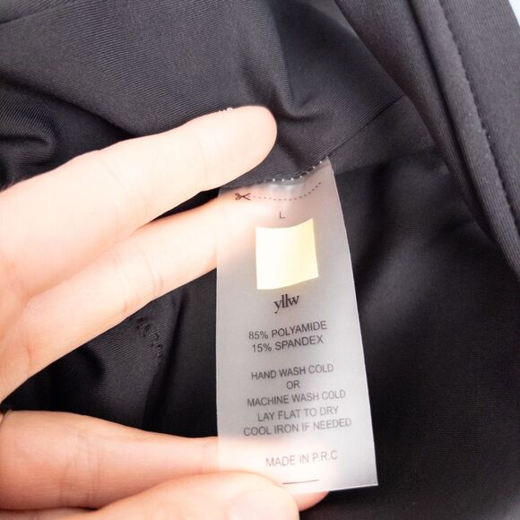 Yllw Able Long Bodysuit Black Size Large - Picture 8 of 10